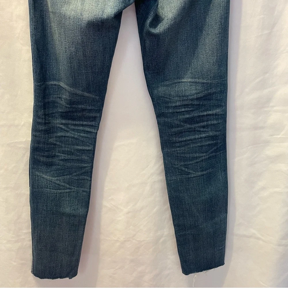 Madewell 9‎ Inch High Riser Skinny Skinny Distressed Denim Jeans Size 25 Stretch